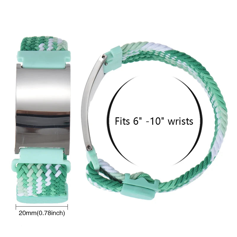 Personalized Medical ID Bracelet – Custom Engraved Braided Emergency Bracelet